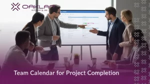 How to use a team calendar to effectively complete projects?