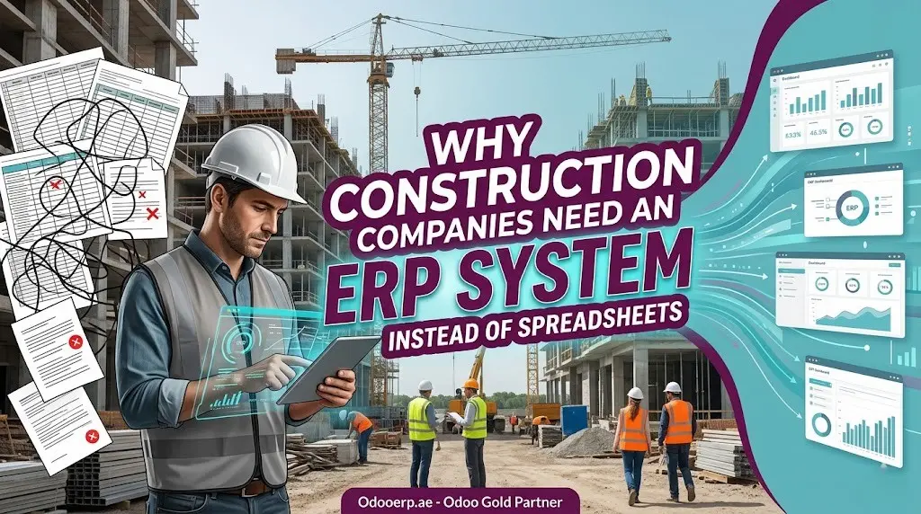 Why Construction Companies Need an ERP System Instead of Spreadsheets